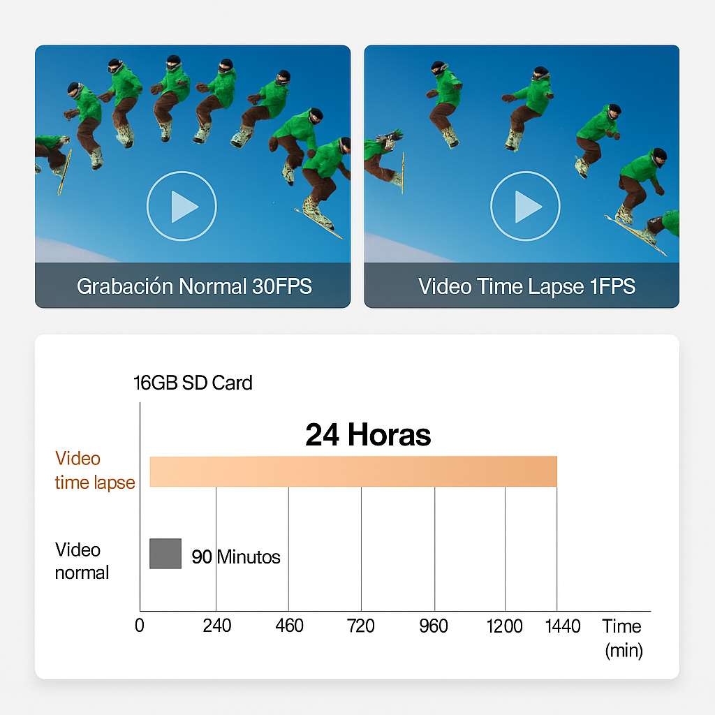 Dashcam Acceo 4K + 1080P con Wi-Fi, GPS y Visión Nocturna